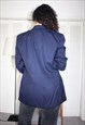 VINTAGE 80S BLUE PENDLETON BUTTON UP BLAZER JACKET