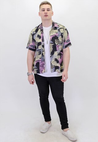 VINTAGE PATTERN FESTIVAL SHIRT