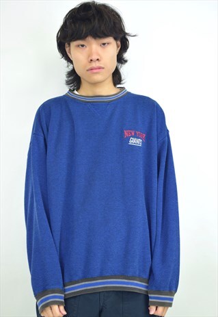 VINTAGE 90S BLUE 'NEW YORK GIANTS' SWEATSHIRT