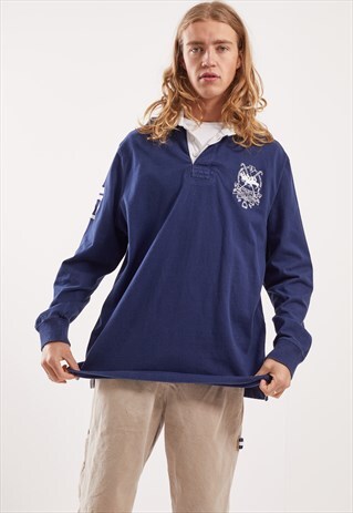 VINTAGE RALPH LAUREN LONG SLEEVE POLO TOP