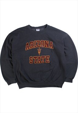 Vintage  Gildan Sweatshirt Arizona State Crewneck Grey Large