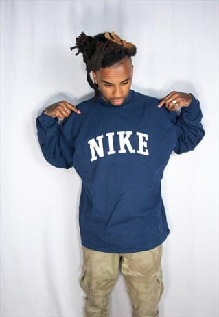 BLUE NIKE VINTAGE SWEATSHIRT