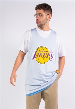 LA LAKERS REVERSIBLE BASKETBALL JERSEY NBA VEST