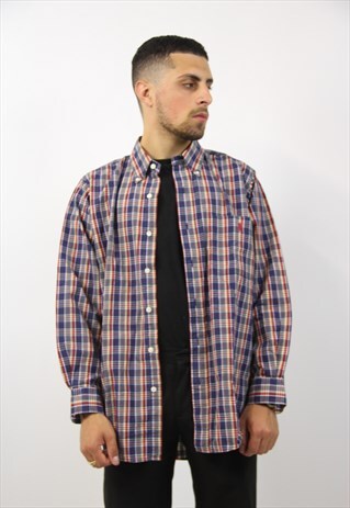 VINTAGE POLO RALPH LAUREN CHECK SHIRT