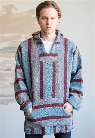 VINTAGE BAJA MEXICAN HOODIE