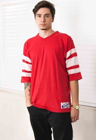 VINTAGE CHAMPION T-SHIRT LOGO 90S L 8.7