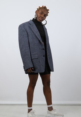 VINTAGE XL BLUE BLAZER