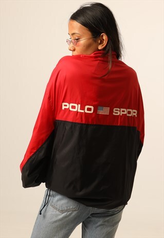 VINTAGE POLO SPORT RALPH LAUREN FESTIVAL PULLOVER JACKET