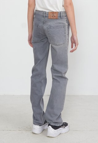 VINTAGE GREY CALVIN KLEIN DENIM JEANS