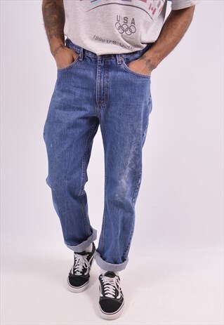 LEVI'S 751 MENS VINTAGE JEANS W33 L34 BLUE 90S