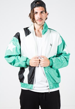 VINTAGE 80S PUMA SHELL SPORT JACKET / S1258