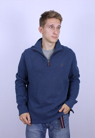 VINTAGE POLO RALPH LAUREN MENS JUMPER SWEATER