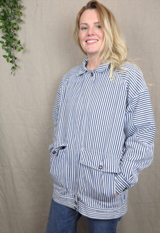 NAVY STRIPED JACKET