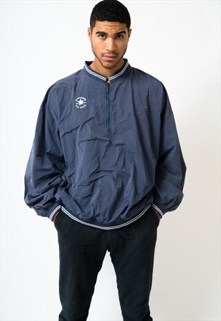 VINTAGE XXXL CONVERSE CHUCK TAYLOR HALF ZIP JACKET