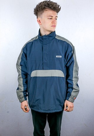 VINTAGE 1/2 ZIP ELLESSE PULLOVER JACKET