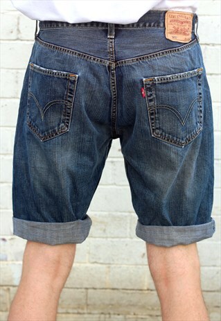 1990'S VINTAGE LEVI'S DENIM SHORTS-SIZE 36