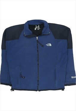 The North Face 90's Windstopper Zip Up Fleece Large Blue