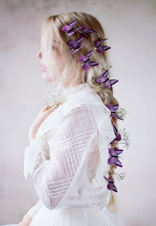 BUTTERFLY HAIR CLIPS