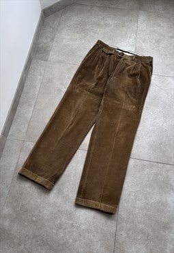 Vintage Burberrys Velvet Pants Trousers