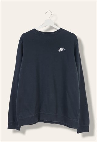 VINTAGE NIKE SWEATSHIRT Y2K CLASSIC IN BLACK L