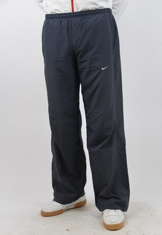 VINTAGE NIKE GREY LIGHT TRACKSUIT BOTTOMS