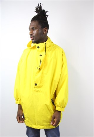 VINTAGE SHELL YELLOW 90S JACKET