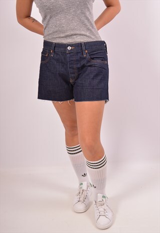 VINTAGE LEVI'S 501 DENIM SHORTS BLUE