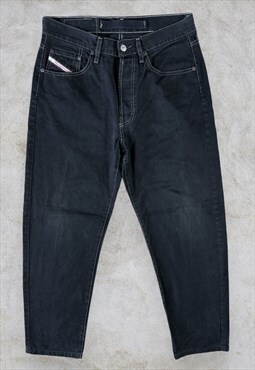 Diesel Industry Black Jeans Cheyenne Tapered Mens W32 L29