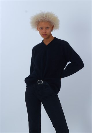 VINTAGE DHAGA 1960'S MOHAIR JUMPER