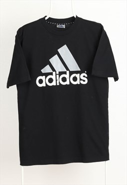 Vintage Adidas Crewneck Large Logo T-shirt Black