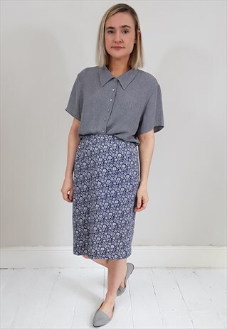 VINTAGE 90'S GREY SHORT SLEEVE SHIRT