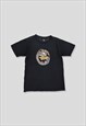 Vintage 90s Stussy Dragon T-Shirt in Black