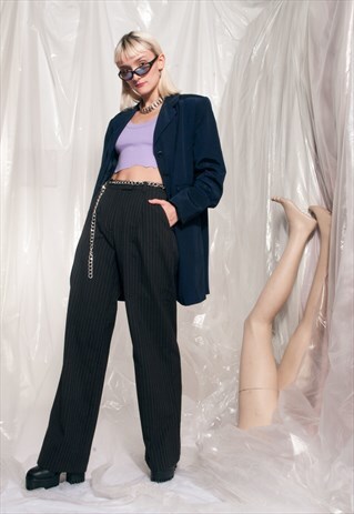 VINTAGE OVERSIZED BLAZER JACKET 90S BOXY FIT GIRLBOSS COAT