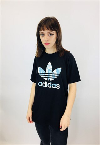 ADIDAS ORIGINALS TREFOIL BLACK T SHIRT
