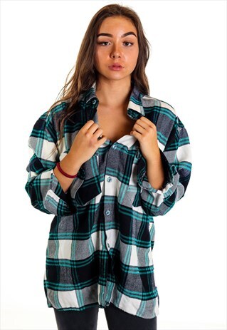 VINTAGE FLANNEL SHIRT S956