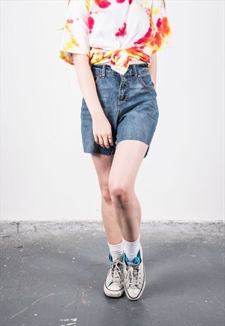 VINTAGE 1990S BLUE DENIM SHORTS