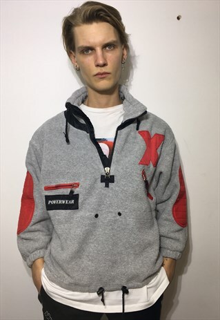 VINTAGE 90' OLDSCHOOL UNISEX SPORT GREY SWEATSHIRT