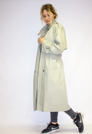 VINTAGE BEIGE TRENCH COAT MAC