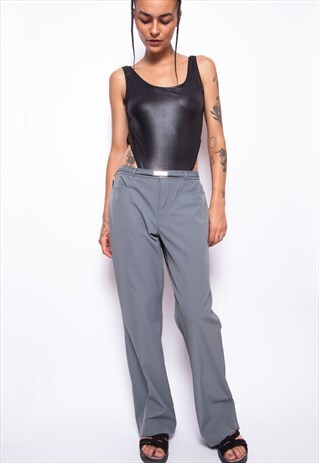 VINTAGE 90S MOSCHINO WORK TROUSERS ID:7646