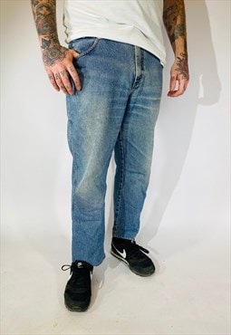 Vintage W36 L32 wrangler Jeans In Blue
