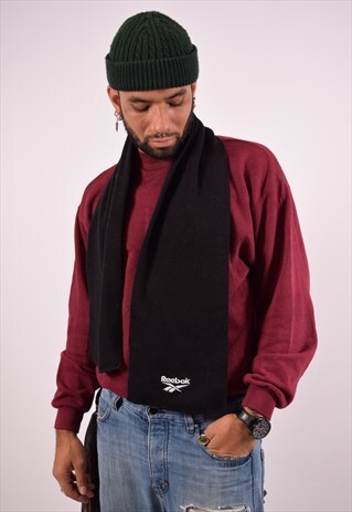 VINTAGE REEBOK SCARF BLACK