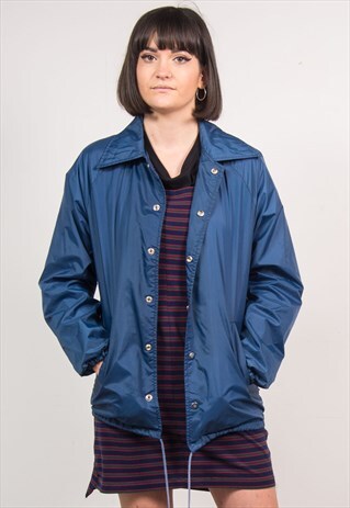 VINTAGE 90'S BLUE COACH JACKET