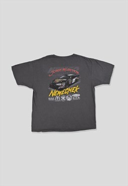 Vintage NASCAR Racing Graphic T-Shirt in Grey