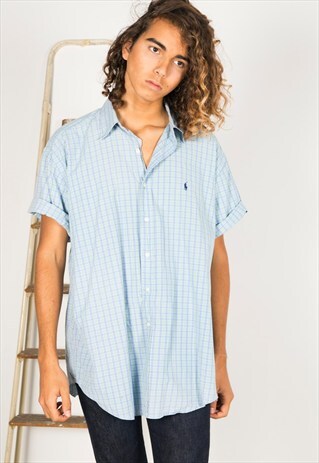 LAST UNIT SALE / VINTAGE 80S POLO RALPH LAUREN SHIRT / S0520
