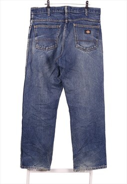 Dickies 90's Denim Straight Leg Jeans / Pants 34 Blue
