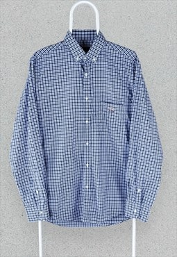 Paul & Shark Blue Check Shirt Long Sleeve Mens 42 Medium