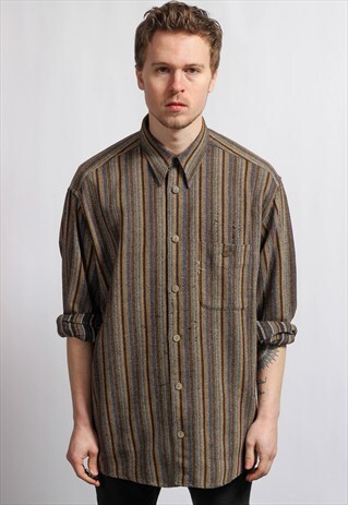 VINTAGE OVERSIZED AZTEC NAVAJO SHIRT