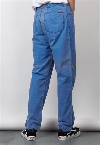 VINTAGE 80'S BURBERRY POWDER BLUE TROUSERS