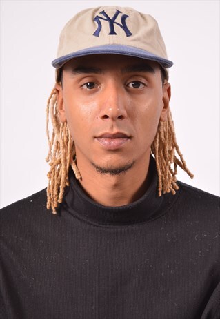 VINTAGE NBA CAP NY BEIGE