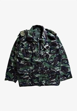 Vintage 90s Men's Army Camouflage Utility Jacket